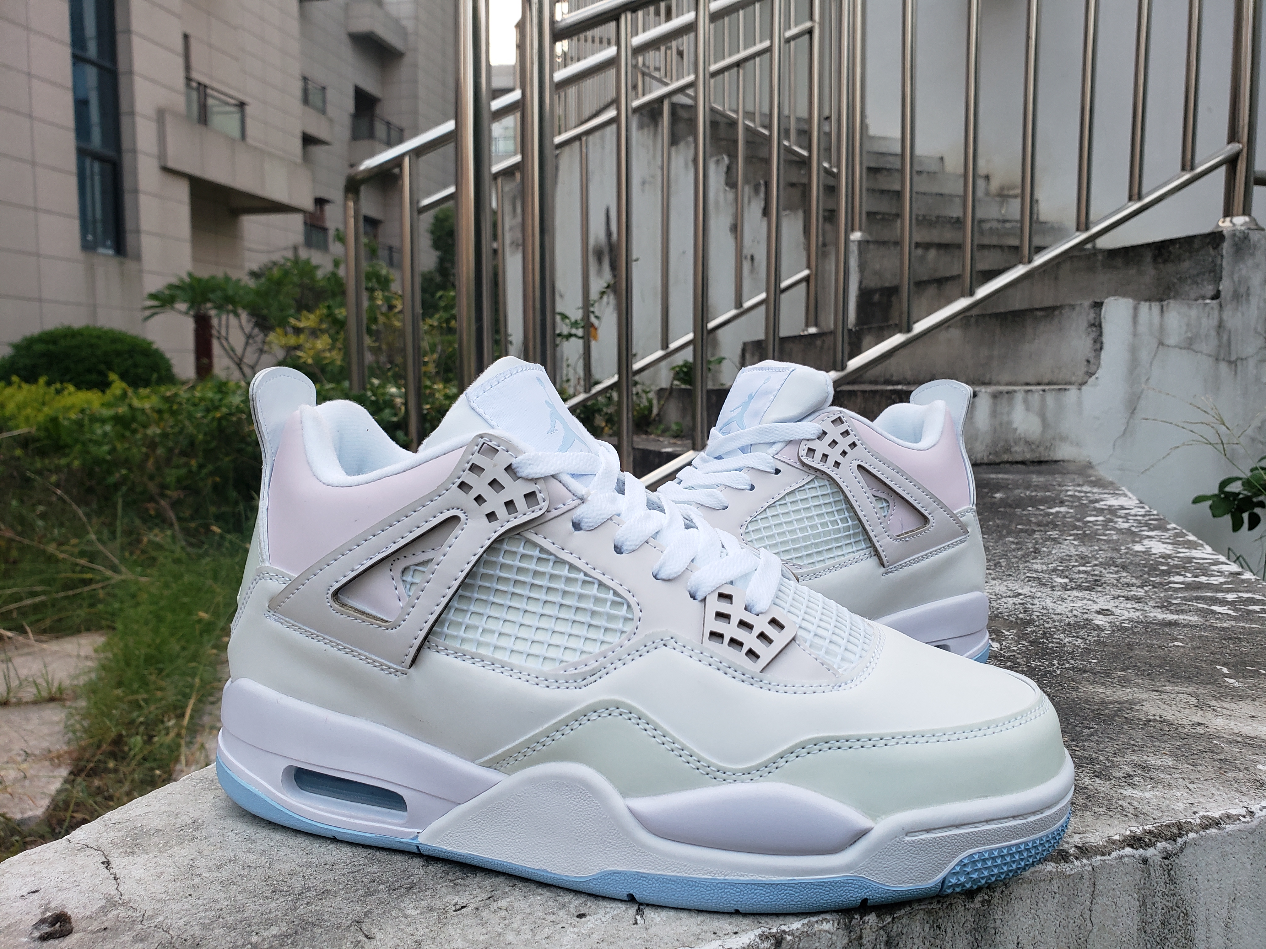 Air Jordan 4 Chamelon Begin Blue For Women - Click Image to Close